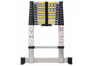 3.2m Telescopic Ladder With Stabilize Bar