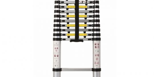 3.8m Telescopic ladder With Finger Gap And Stabilize Bar