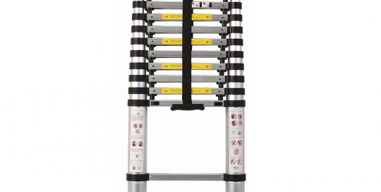 3.8m One Time Closed Telescopic Ladder With Finger Gap