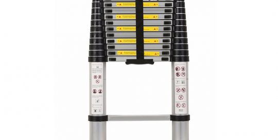 4.4m Telescopic Ladder With Stabilize Bar