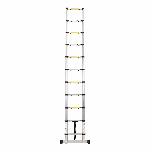 3.2m Aluminum Telescopic Ladder With Finger Gap And Stabilize Bar