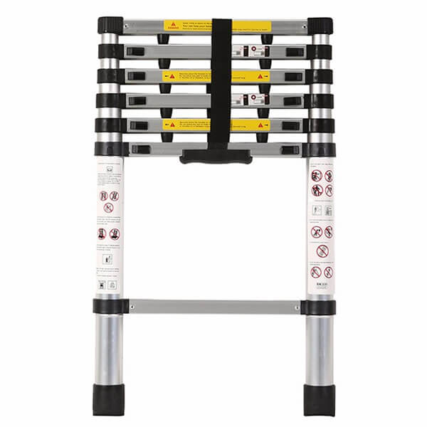 2.0m Aluminum Telescopic Ladder With Finger Gap