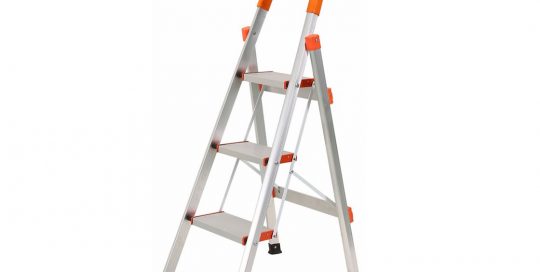 3 Step Aluminum Ladder Folding Platform Stool