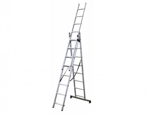 3-Section Extension Ladder  3×8 rungs