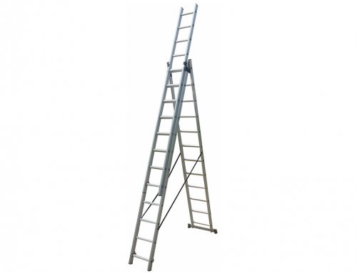 3-Section Extension Ladder  3×12 rungs