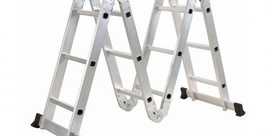 4*3 Aluminum multi purpose folding ladder (Small Hinge)