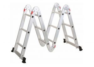 4*3 Aluminum multi purpose folding ladder (Big Hinge)