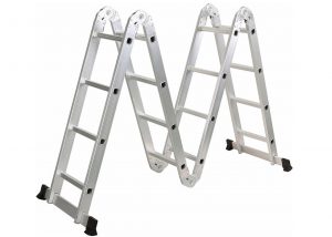 4*4 Aluminum multi purpose folding ladder (Small Hinge)