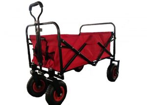 Folding Collapsible Sturdy Steel Frame Garden/Beach Wagon/Cart