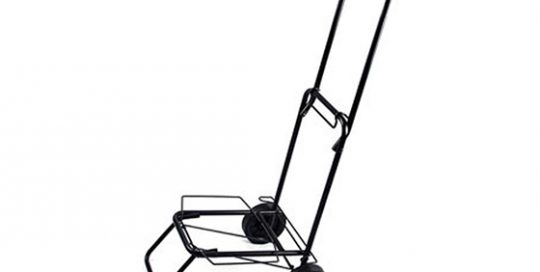 Plastic sprayed steel trolley luggage