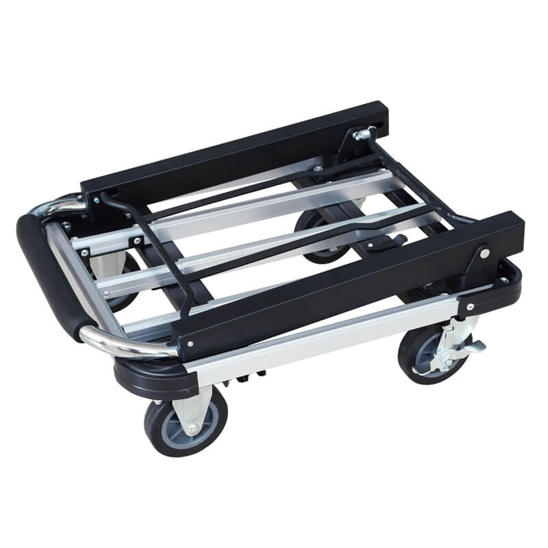 Heavy Duty 330 lb Aluminum Foldable Platform Hand Truck