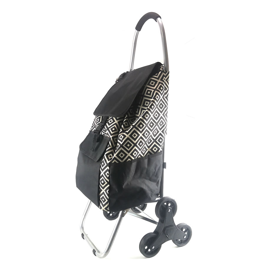 Stair Climbing Hand Truck Trolley Folding Shopping Cart